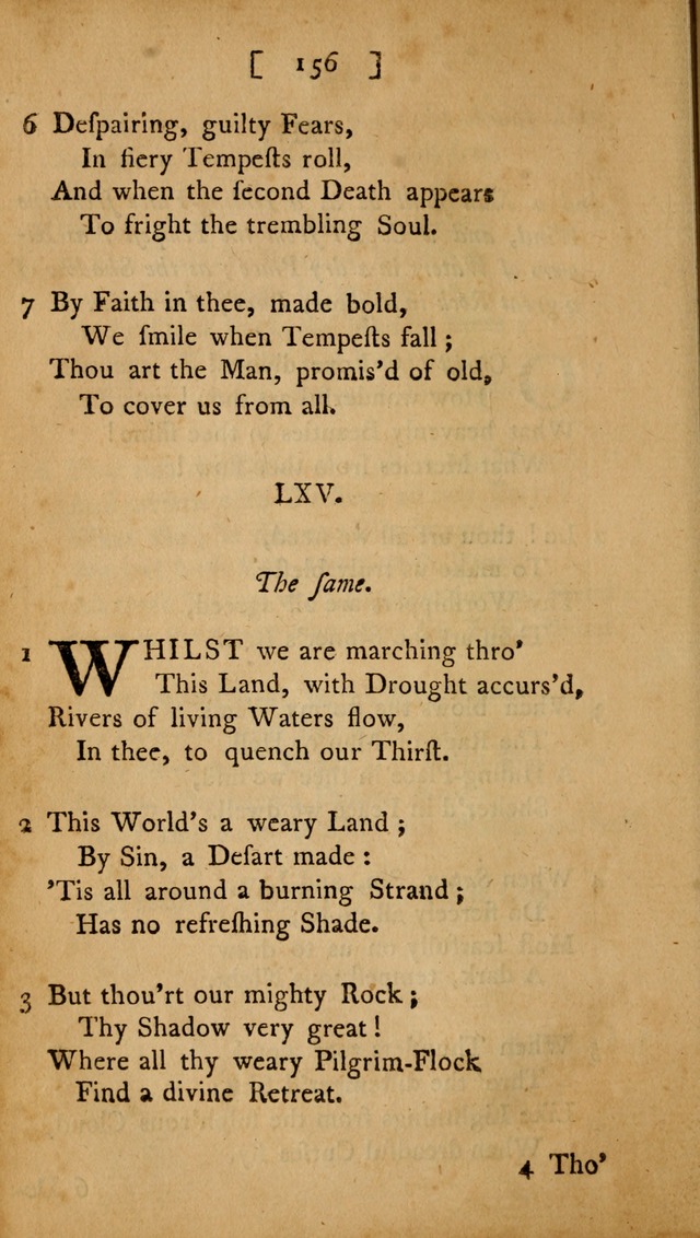 Christian Hymns, Poems, and Spiritual Songs: sacred to the praise of God our Saviour page 156