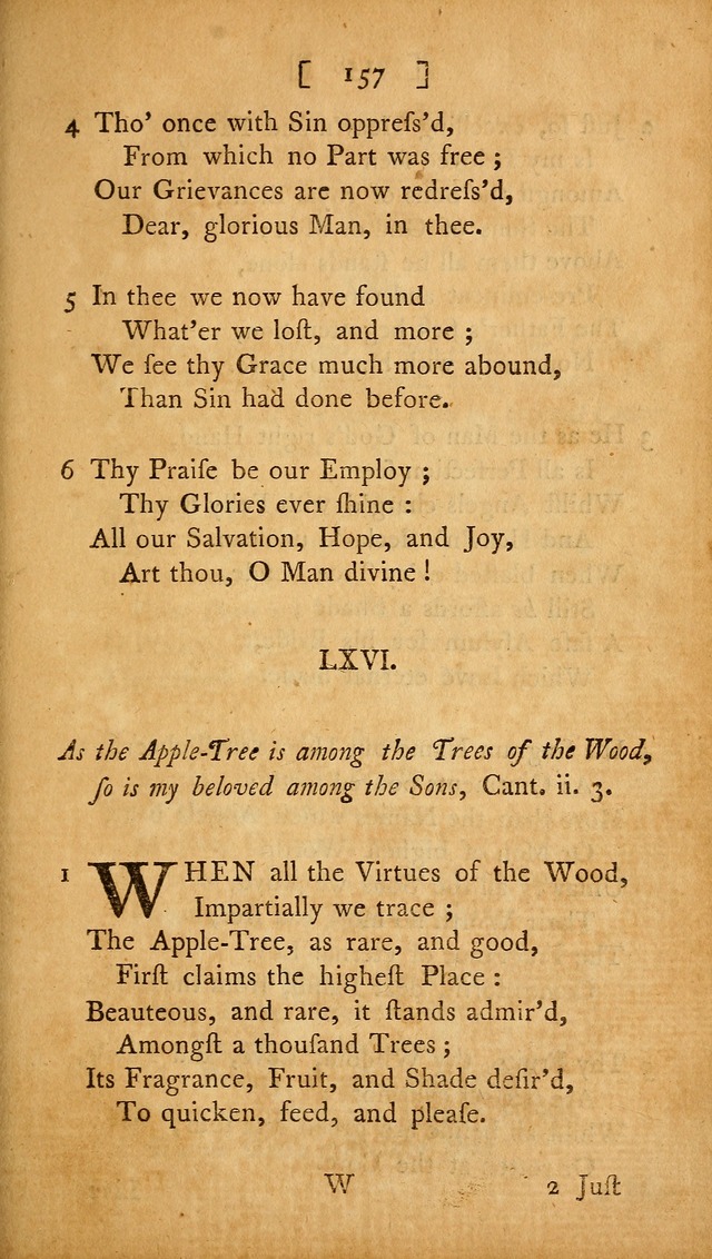 Christian Hymns, Poems, and Spiritual Songs: sacred to the praise of God our Saviour page 157