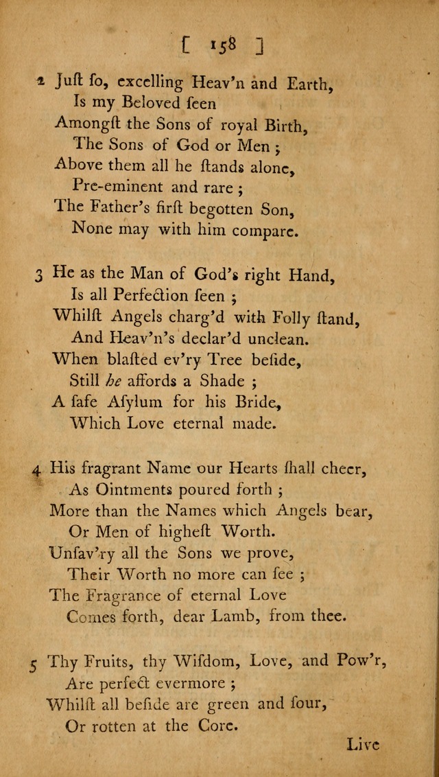 Christian Hymns, Poems, and Spiritual Songs: sacred to the praise of God our Saviour page 158