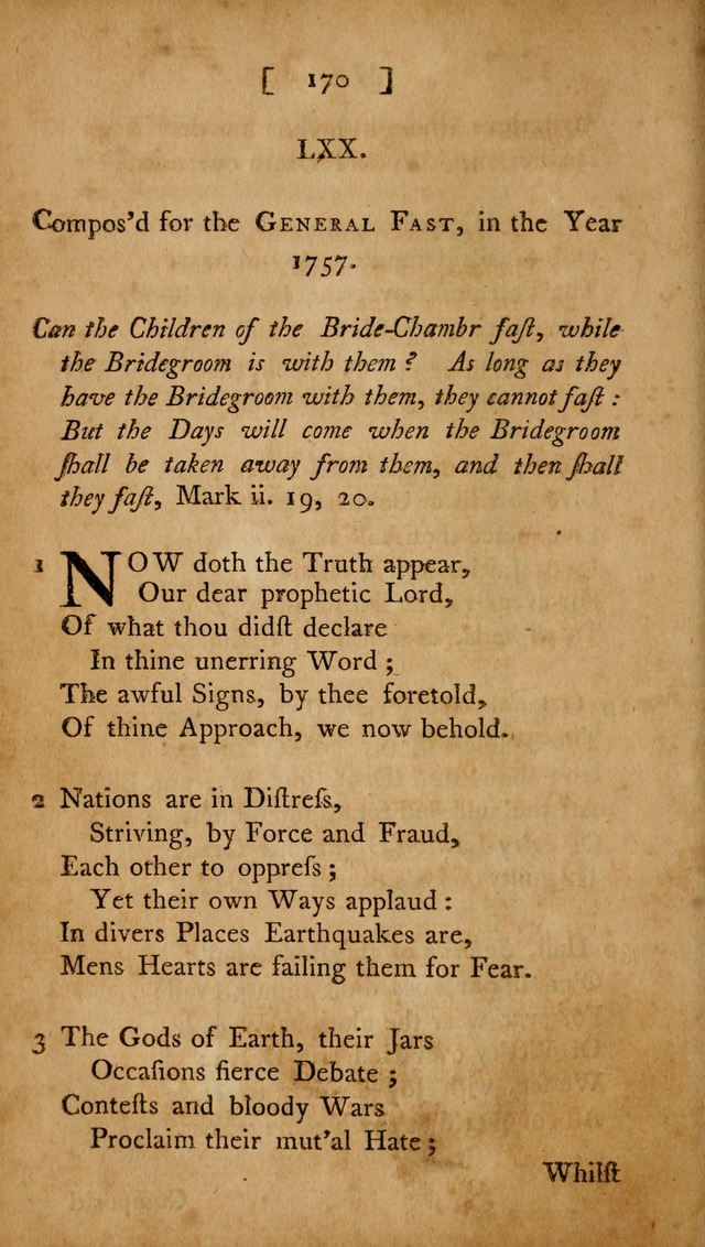 Christian Hymns, Poems, and Spiritual Songs: sacred to the praise of God our Saviour page 170