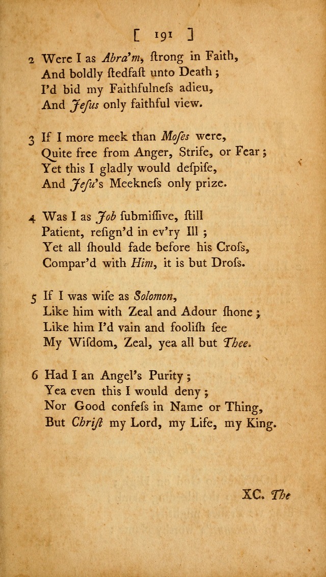 Christian Hymns, Poems, and Spiritual Songs: sacred to the praise of God our Saviour page 191