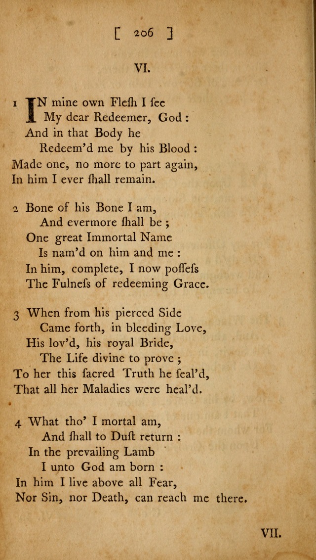 Christian Hymns, Poems, and Spiritual Songs: sacred to the praise of God our Saviour page 206