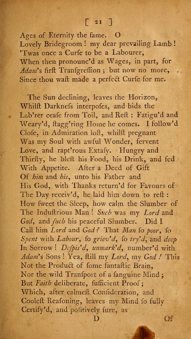 Christian Hymns, Poems, and Spiritual Songs: sacred to the praise of God our Saviour page 21