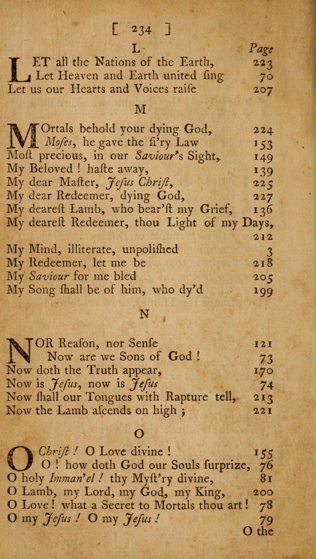 Christian Hymns, Poems, and Spiritual Songs: sacred to the praise of God our Saviour page 234