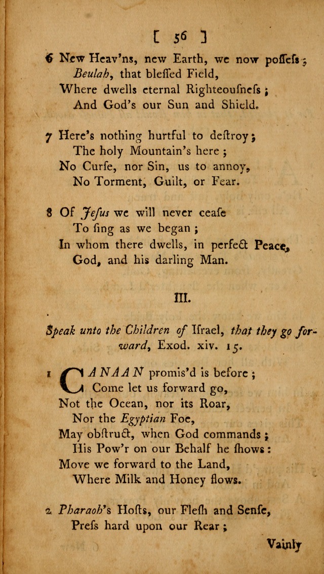 Christian Hymns, Poems, and Spiritual Songs: sacred to the praise of God our Saviour page 56