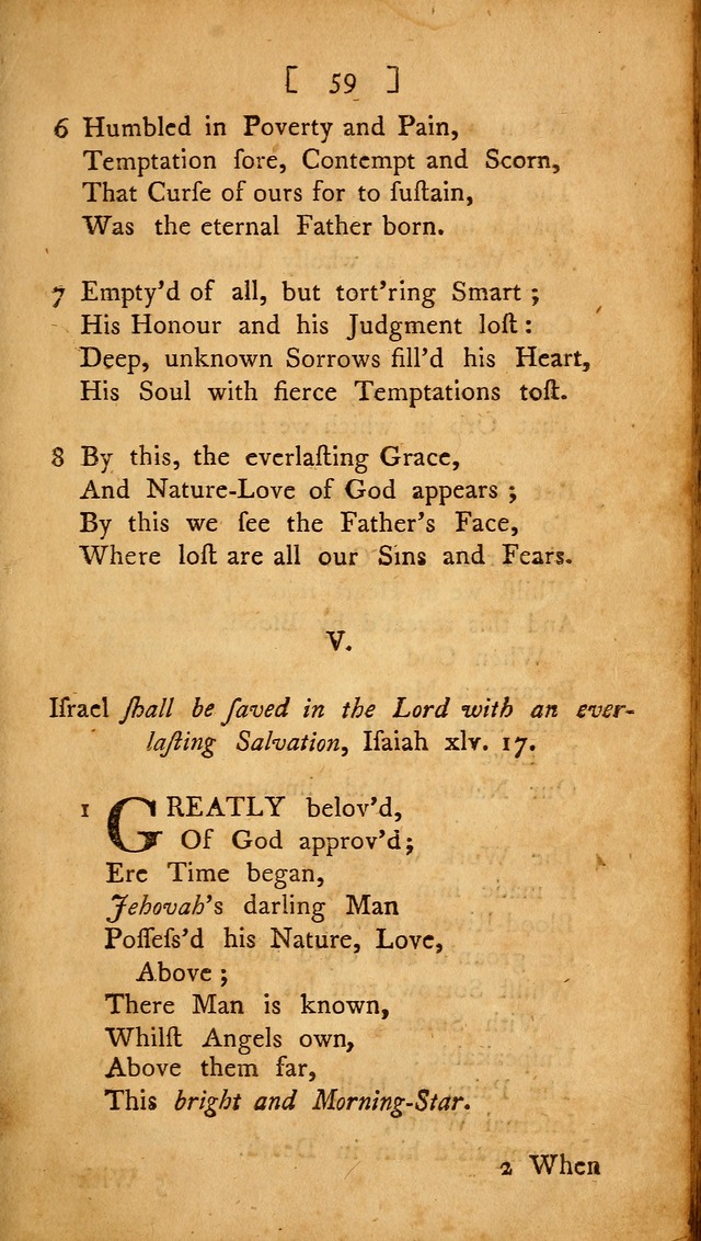 Christian Hymns, Poems, and Spiritual Songs: sacred to the praise of God our Saviour page 59