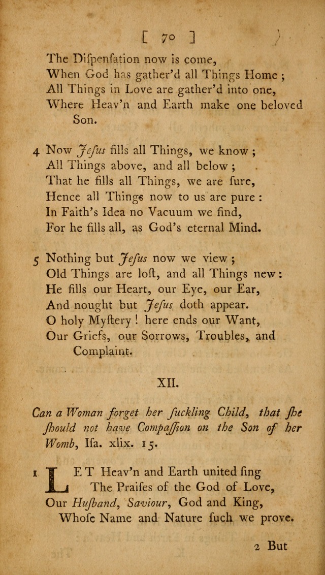 Christian Hymns, Poems, and Spiritual Songs: sacred to the praise of God our Saviour page 70