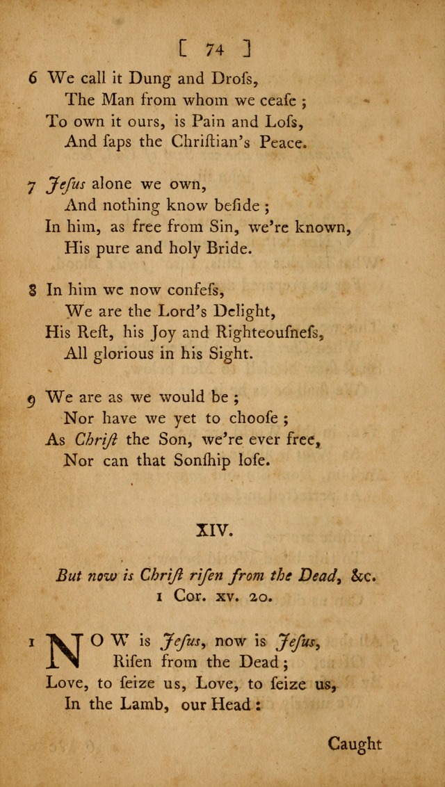 Christian Hymns, Poems, and Spiritual Songs: sacred to the praise of God our Saviour page 74