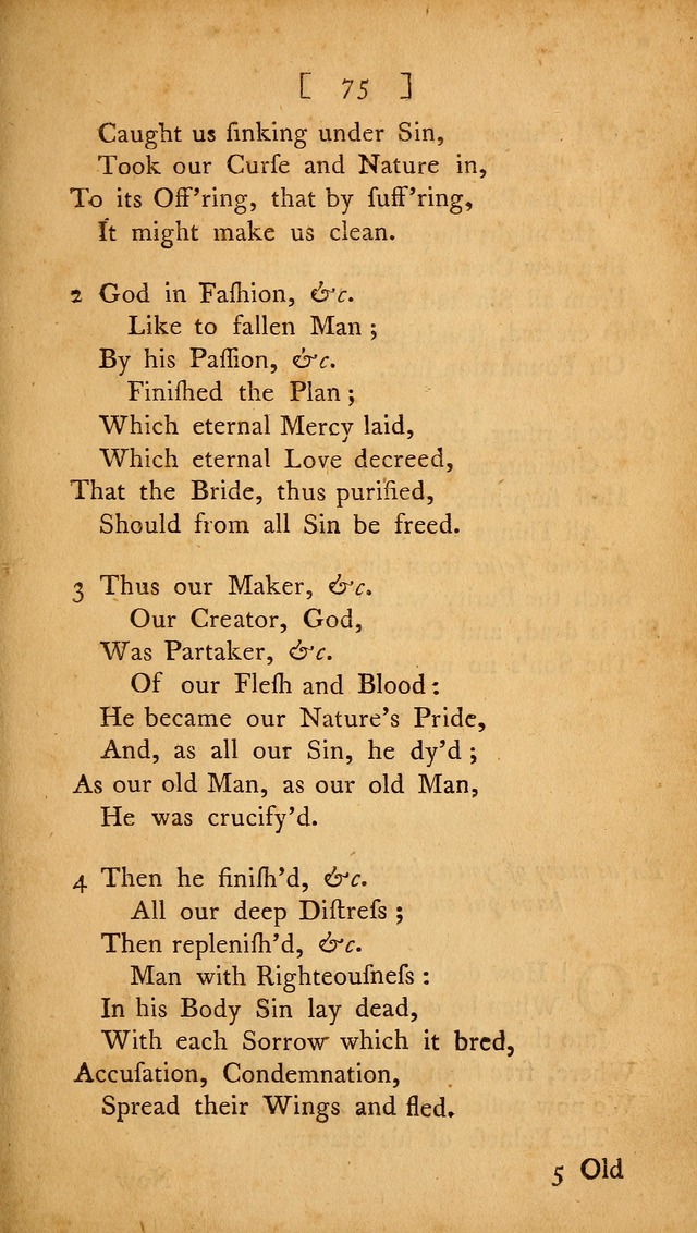 Christian Hymns, Poems, and Spiritual Songs: sacred to the praise of God our Saviour page 75