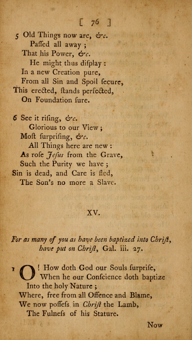 Christian Hymns, Poems, and Spiritual Songs: sacred to the praise of God our Saviour page 76