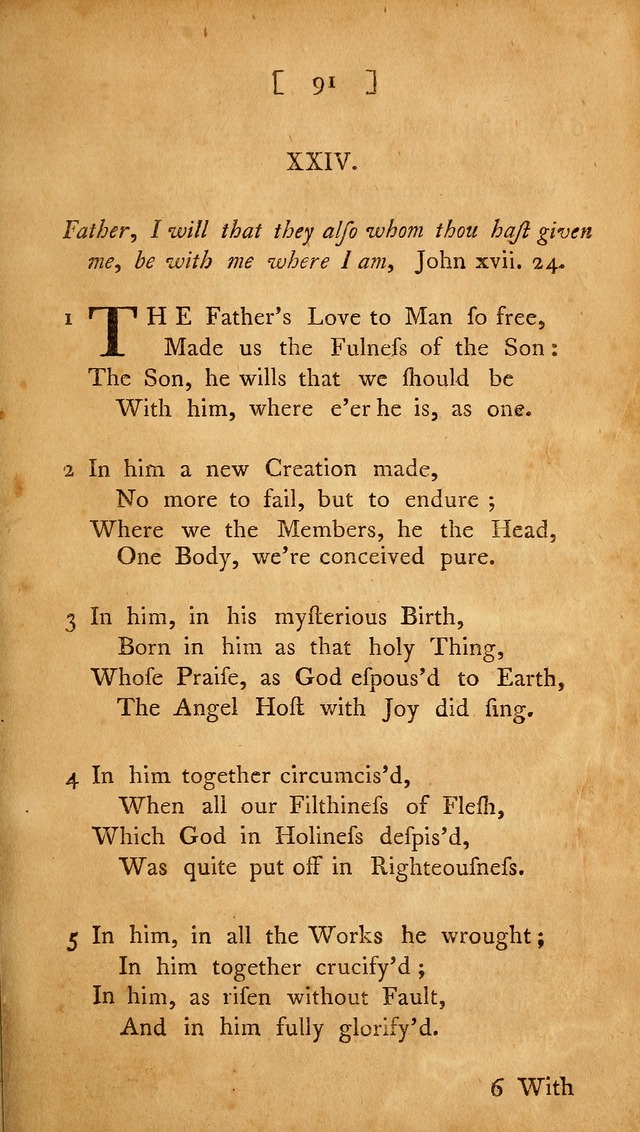 Christian Hymns, Poems, and Spiritual Songs: sacred to the praise of God our Saviour page 91