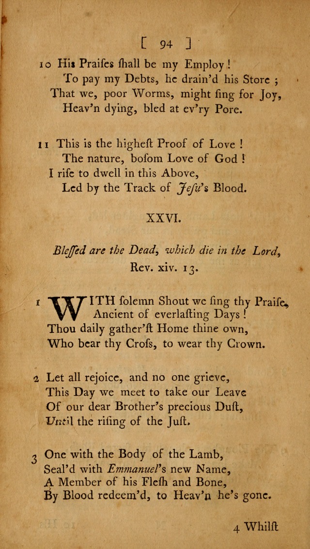 Christian Hymns, Poems, and Spiritual Songs: sacred to the praise of God our Saviour page 94