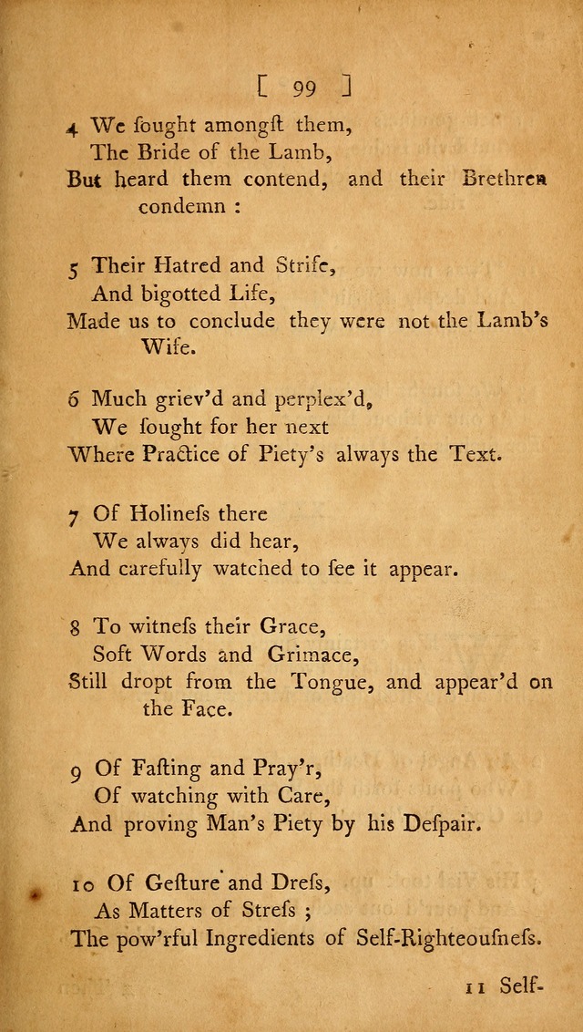 Christian Hymns, Poems, and Spiritual Songs: sacred to the praise of God our Saviour page 99