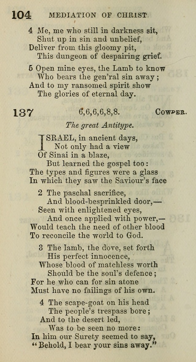 A Collection of Hymns for Public, Social, and Domestic Worship page 106