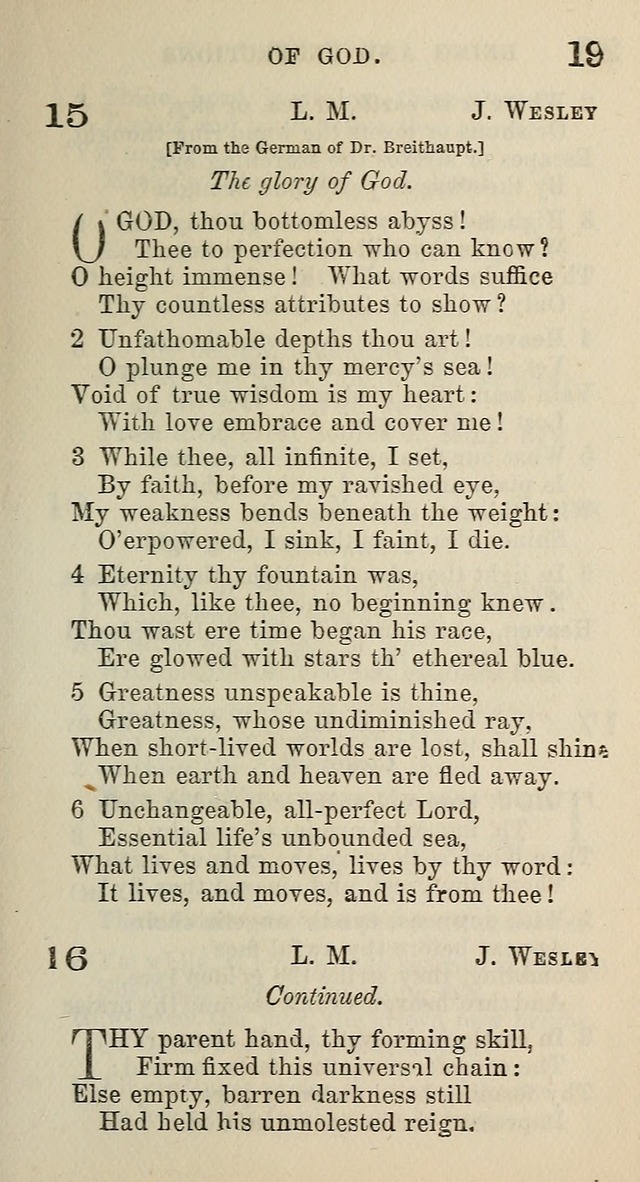 A Collection of Hymns for Public, Social, and Domestic Worship page 19