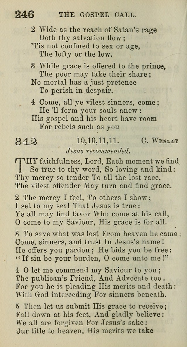 A Collection of Hymns for Public, Social, and Domestic Worship page 248