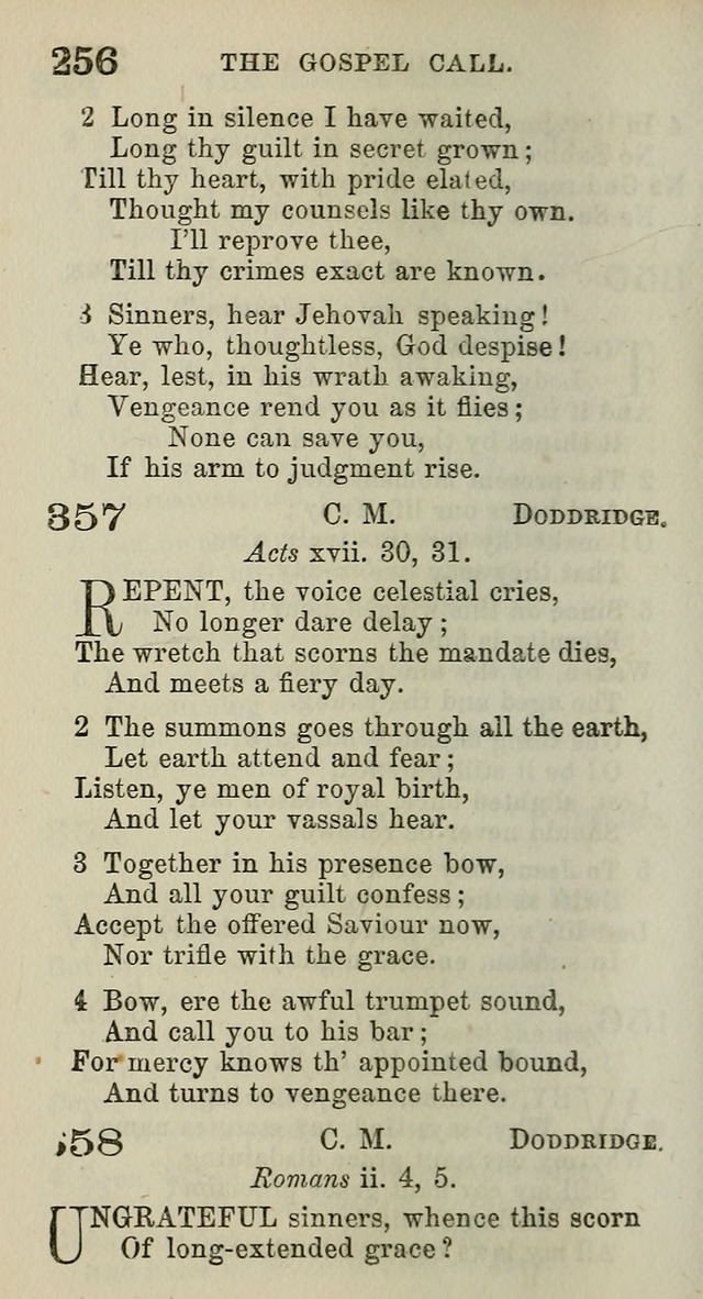 A Collection of Hymns for Public, Social, and Domestic Worship page 258