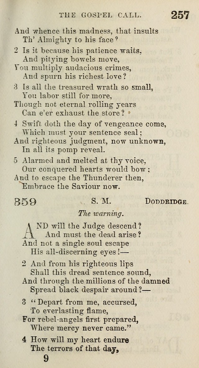 A Collection of Hymns for Public, Social, and Domestic Worship page 259