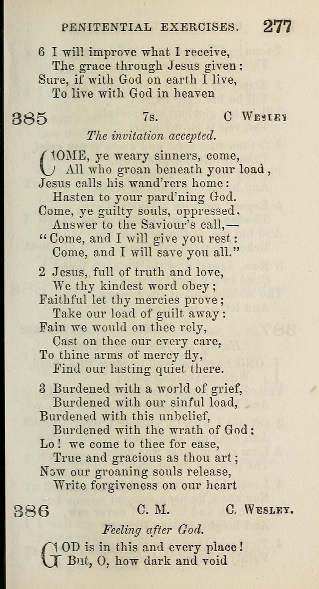 A Collection of Hymns for Public, Social, and Domestic Worship page 279