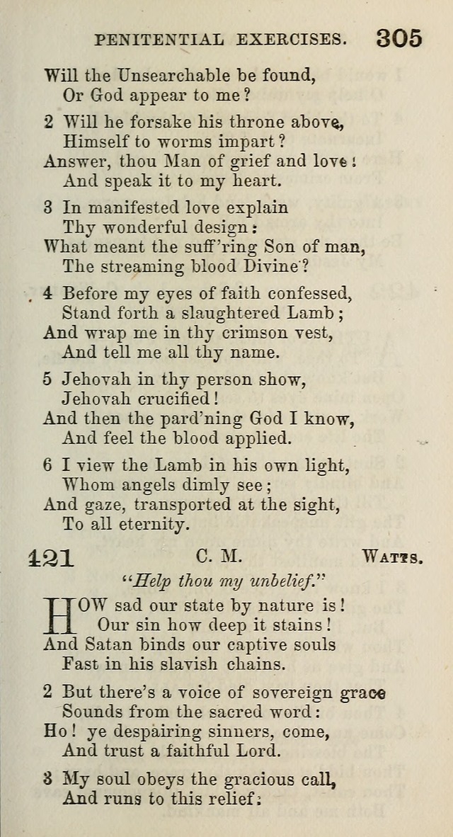 A Collection of Hymns for Public, Social, and Domestic Worship page 307