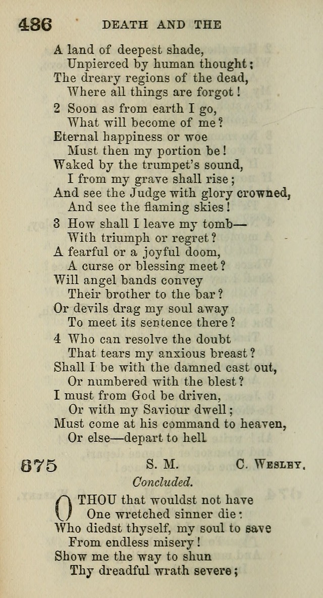 A Collection of Hymns for Public, Social, and Domestic Worship page 490