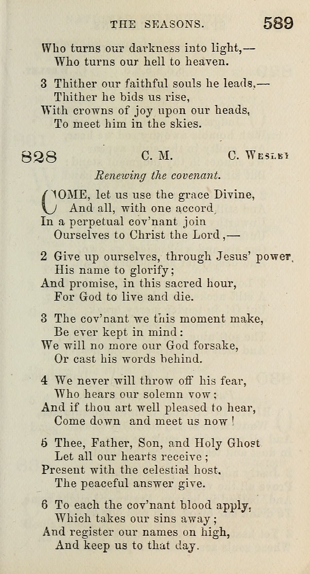 A Collection of Hymns for Public, Social, and Domestic Worship page 593