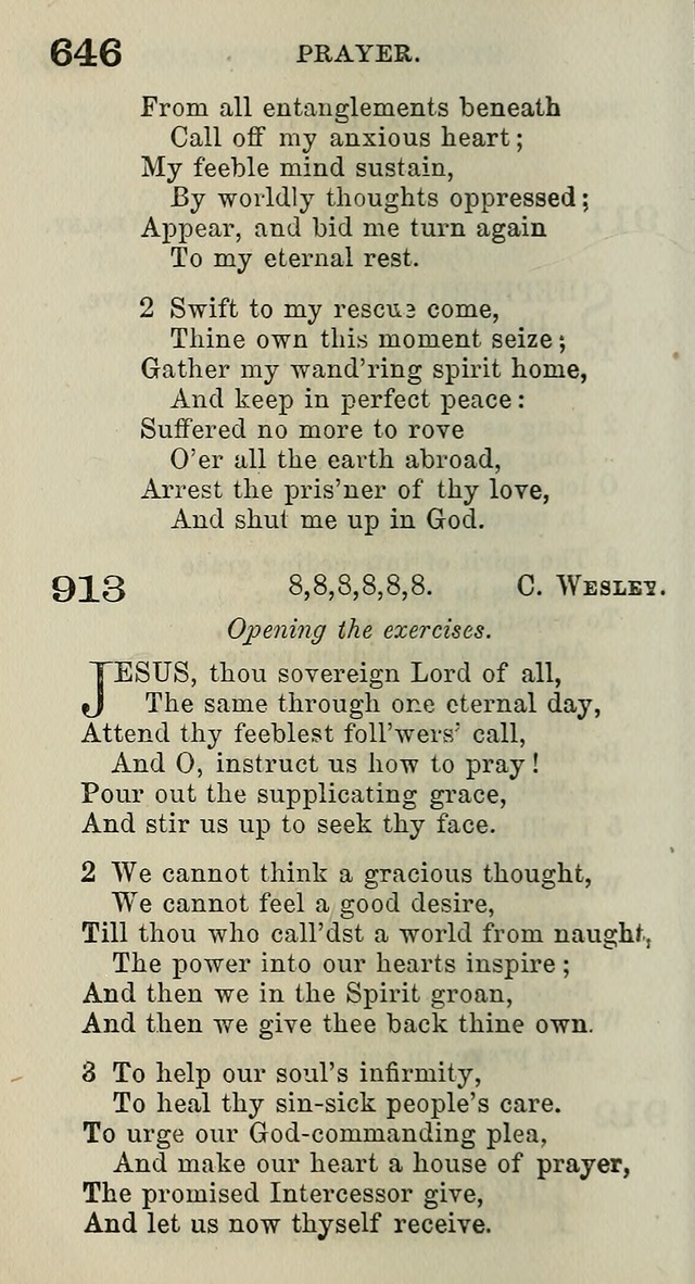 A Collection of Hymns for Public, Social, and Domestic Worship page 650