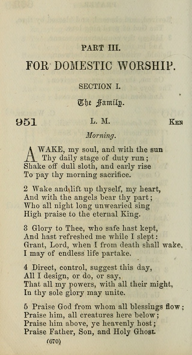 A Collection of Hymns for Public, Social, and Domestic Worship page 674