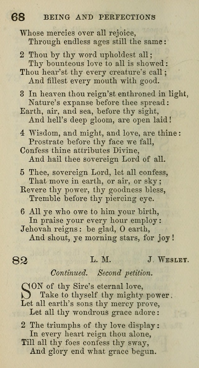 A Collection of Hymns for Public, Social, and Domestic Worship page 68