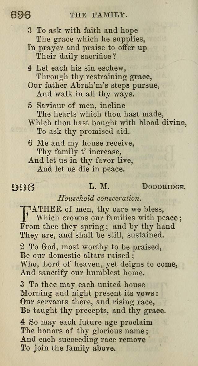 A Collection of Hymns for Public, Social, and Domestic Worship page 700