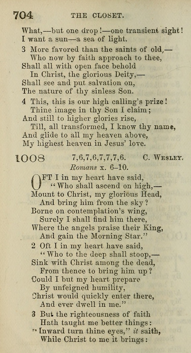 A Collection of Hymns for Public, Social, and Domestic Worship page 708