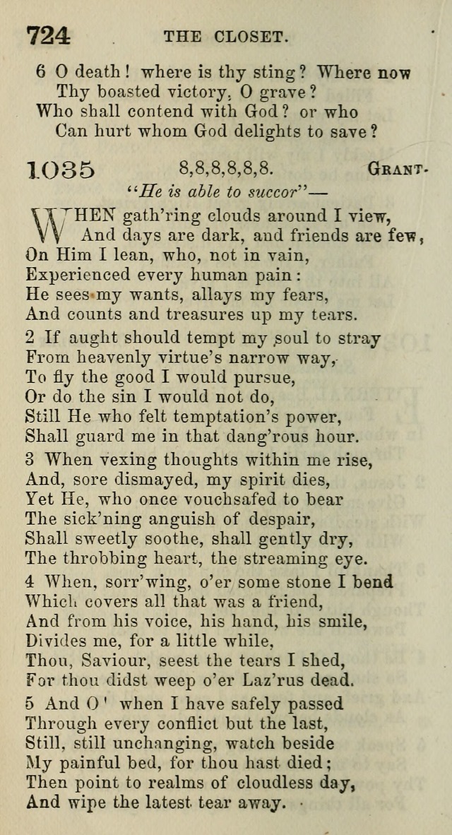 A Collection of Hymns for Public, Social, and Domestic Worship page 730