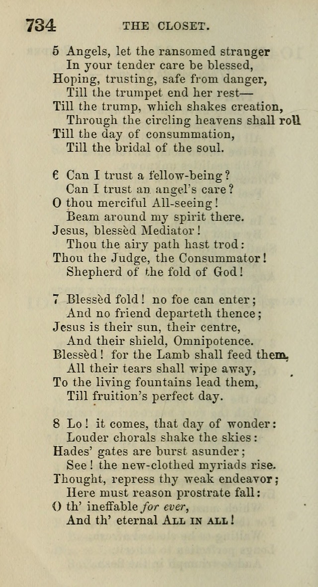 A Collection of Hymns for Public, Social, and Domestic Worship page 740