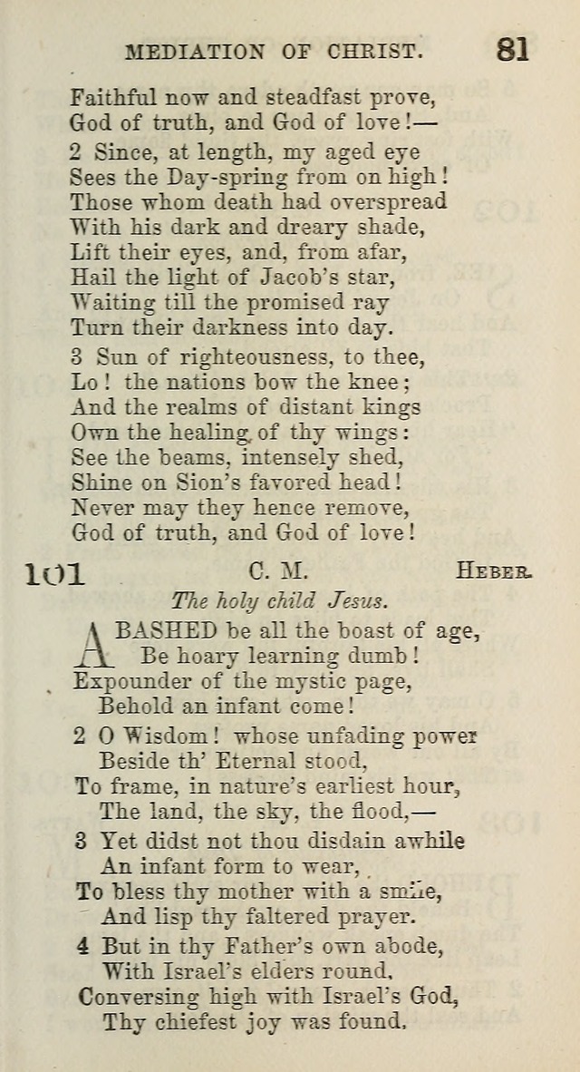 A Collection of Hymns for Public, Social, and Domestic Worship page 81