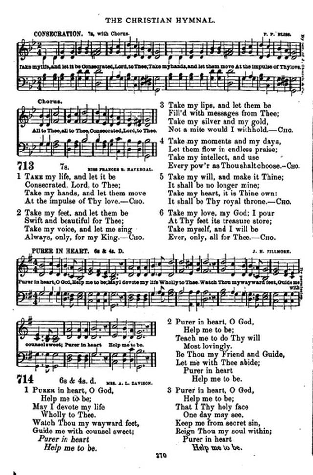 The Christian hymnal: a collection of hymns and tunes for congregational and social worship; in two parts (Rev.) page 270