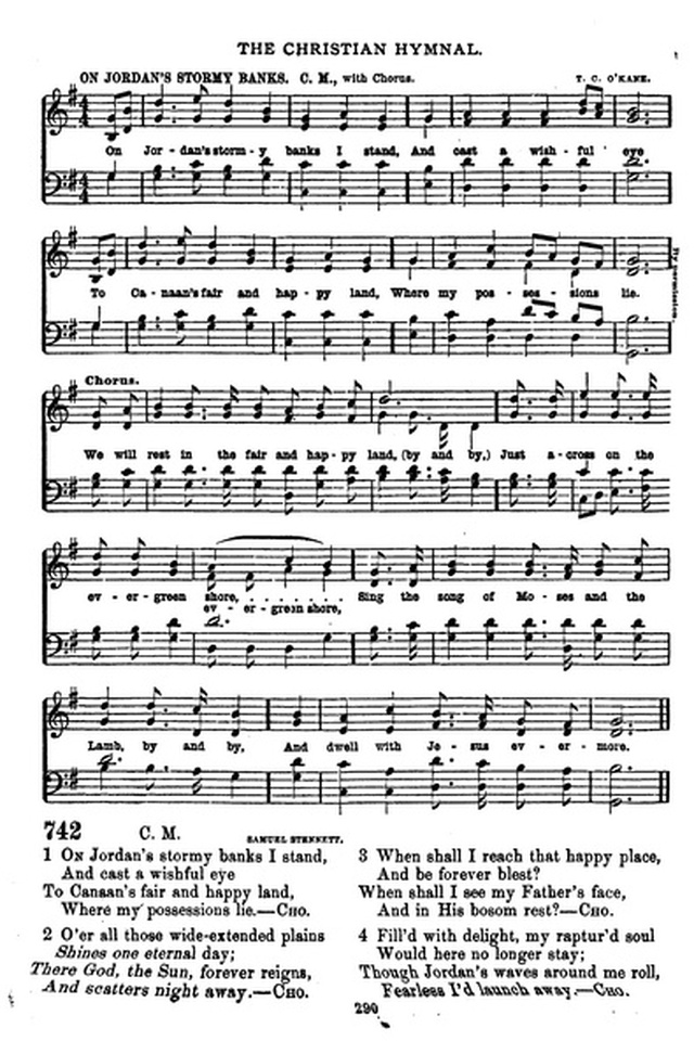 The Christian hymnal: a collection of hymns and tunes for congregational and social worship; in two parts (Rev.) page 290