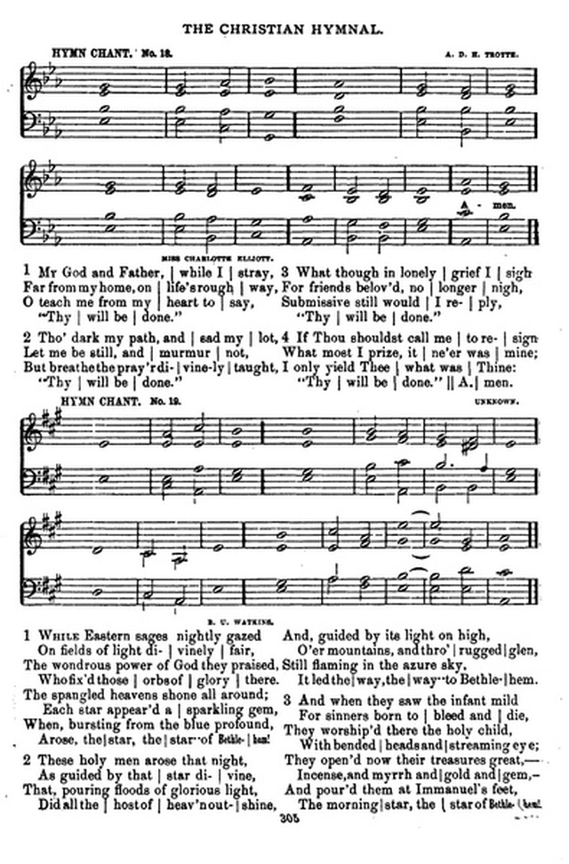 The Christian hymnal: a collection of hymns and tunes for congregational and social worship; in two parts (Rev.) page 305