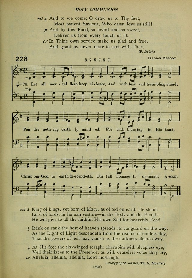 The Church Hymnal: containing hymns approved and set forth by the general conventions of 1892 and 1916; together with hymns for the use of guilds and brotherhoods, and for special occasions (Rev. ed) page 224