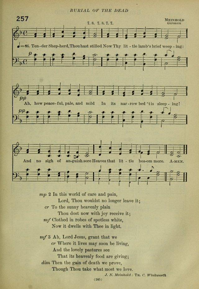 The Church Hymnal: containing hymns approved and set forth by the general conventions of 1892 and 1916; together with hymns for the use of guilds and brotherhoods, and for special occasions (Rev. ed) page 246