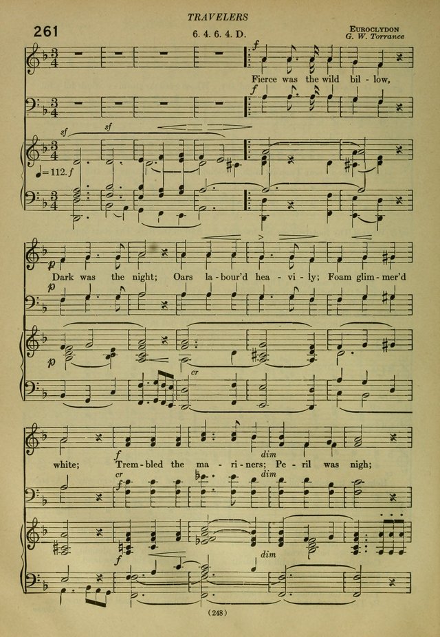 The Church Hymnal: containing hymns approved and set forth by the general conventions of 1892 and 1916; together with hymns for the use of guilds and brotherhoods, and for special occasions (Rev. ed) page 249