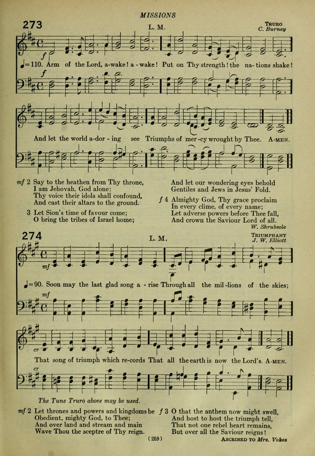 The Church Hymnal: containing hymns approved and set forth by the general conventions of 1892 and 1916; together with hymns for the use of guilds and brotherhoods, and for special occasions (Rev. ed) page 260