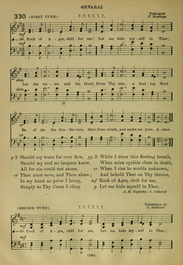 The Church Hymnal: containing hymns approved and set forth by the general conventions of 1892 and 1916; together with hymns for the use of guilds and brotherhoods, and for special occasions (Rev. ed) page 311