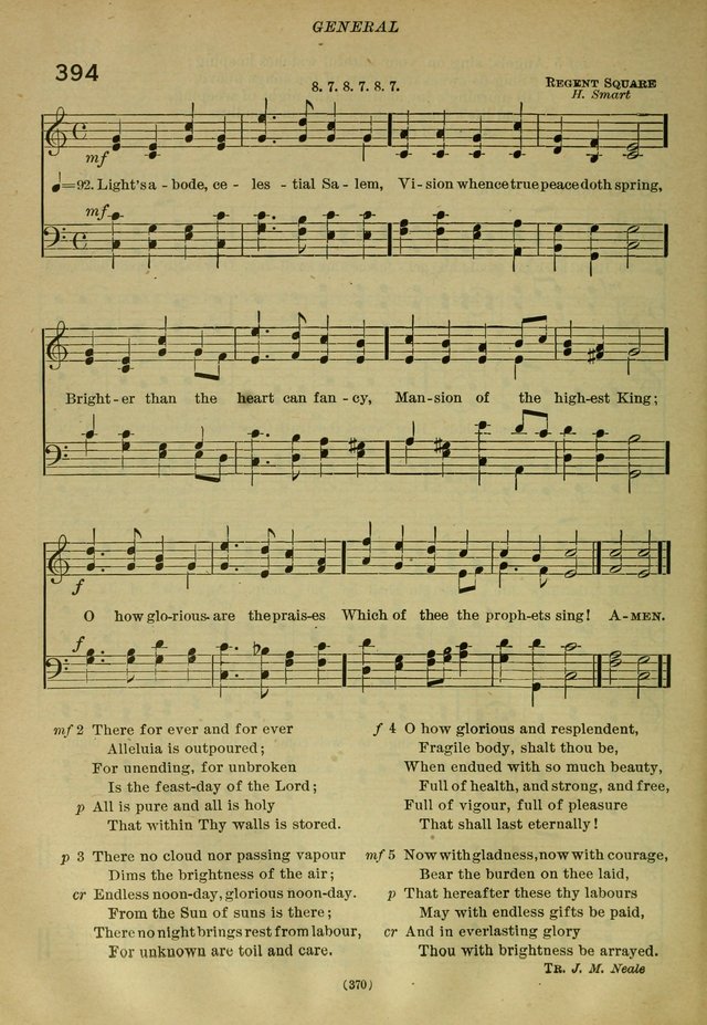 The Church Hymnal: containing hymns approved and set forth by the general conventions of 1892 and 1916; together with hymns for the use of guilds and brotherhoods, and for special occasions (Rev. ed) page 371