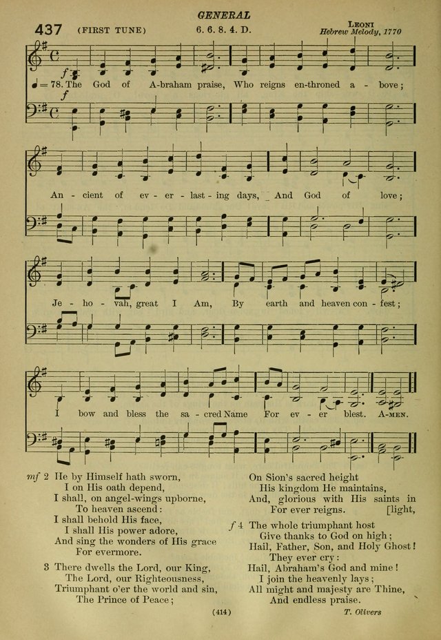 The Church Hymnal: containing hymns approved and set forth by the general conventions of 1892 and 1916; together with hymns for the use of guilds and brotherhoods, and for special occasions (Rev. ed) page 415