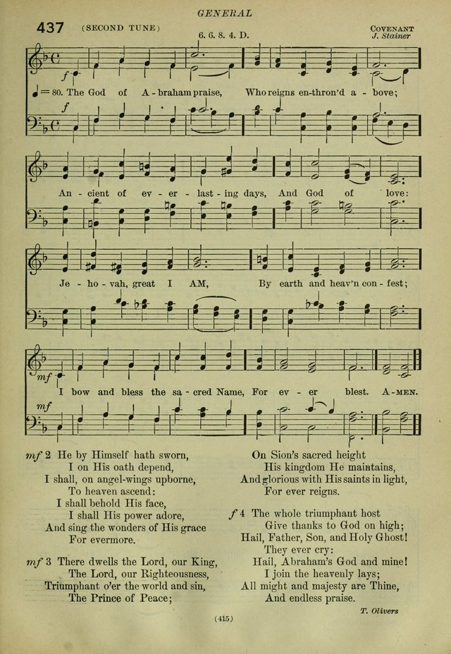 The Church Hymnal: containing hymns approved and set forth by the general conventions of 1892 and 1916; together with hymns for the use of guilds and brotherhoods, and for special occasions (Rev. ed) page 416