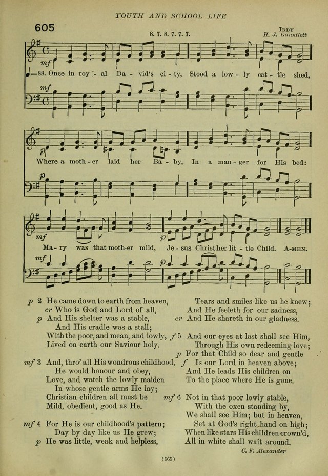 The Church Hymnal: containing hymns approved and set forth by the general conventions of 1892 and 1916; together with hymns for the use of guilds and brotherhoods, and for special occasions (Rev. ed) page 566