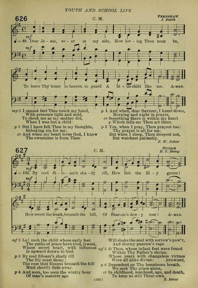 The Church Hymnal: containing hymns approved and set forth by the general conventions of 1892 and 1916; together with hymns for the use of guilds and brotherhoods, and for special occasions (Rev. ed) page 582