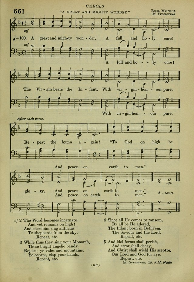 The Church Hymnal: containing hymns approved and set forth by the general conventions of 1892 and 1916; together with hymns for the use of guilds and brotherhoods, and for special occasions (Rev. ed) page 610