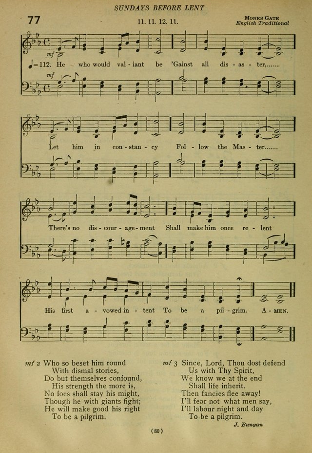 The Church Hymnal: containing hymns approved and set forth by the general conventions of 1892 and 1916; together with hymns for the use of guilds and brotherhoods, and for special occasions (Rev. ed) page 81