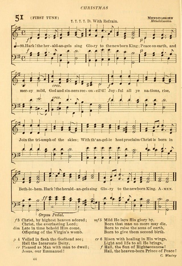 The Church Hymnal: revised and enlarged in accordance with the action of the General Convention of the Protestant Episcopal Church in the United States of America in the year of our Lord 1892... page 123